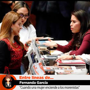"Cuando una mujer enciende a los morenistas"
