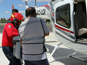 Gobierno de Hidalgo logra nuevo operativo de procuración y traslado aéreo de un corazón