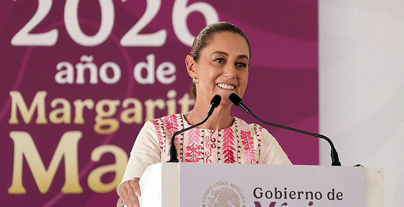 Claudia Sheinbaum destaca nuevos programas sociales desde Comondú, Baja California Sur.