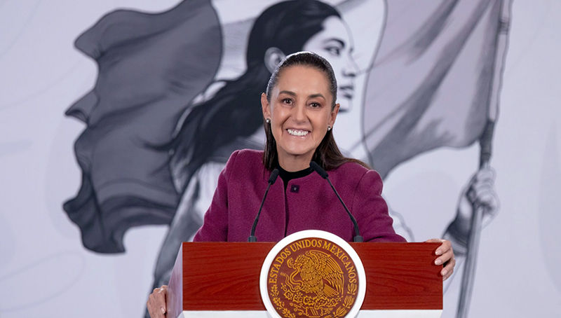Sheinbaum defiende democracia en México y evita hablar sobre Nicaragua