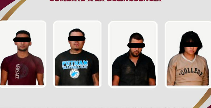 Cae célula dedicada al robo con violencia en carretera a Ciudad Sahagún.