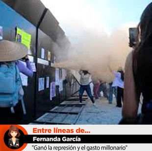 "Ganó la represión y el gasto millonario"