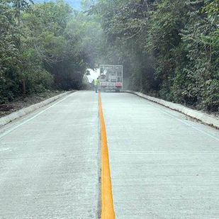 En Huautla, SIPDUS pavimenta camino de Tohuaco Primero a Tohuaco Amatzintla.
