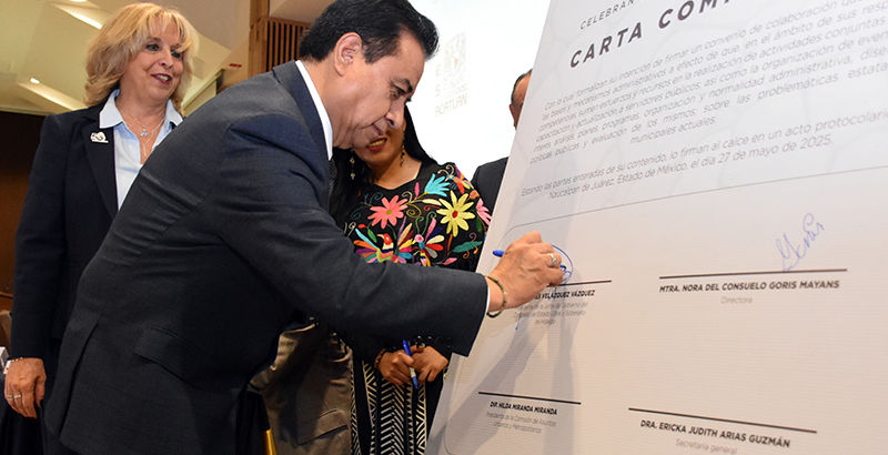 Congreso de Hidalgo firma carta compromiso con FES Acatlán.