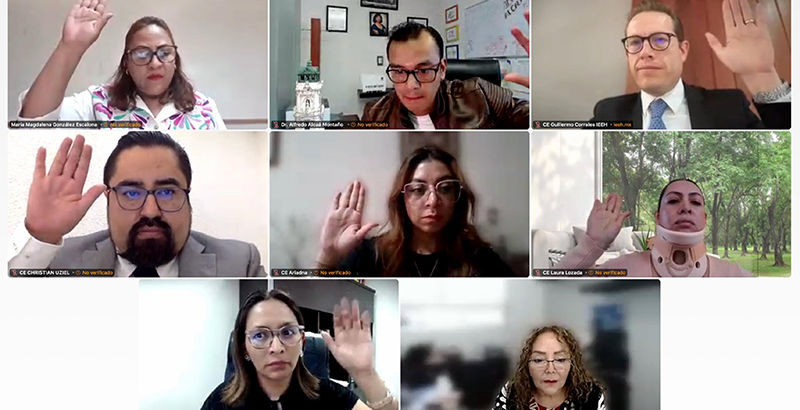 IEEH aprueba Plan Integral y Calendario para el Proceso de Revocación de Mandato 2025-2026.