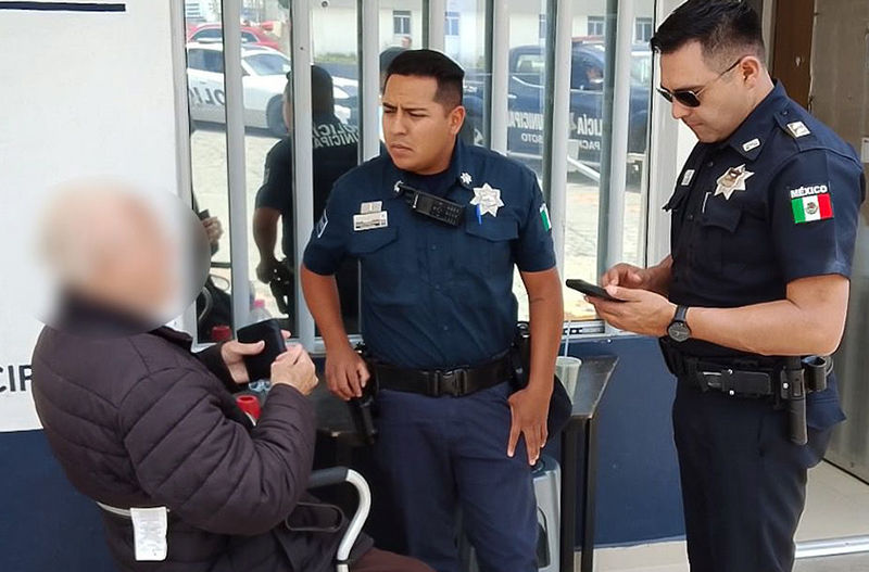 Policía Preventiva de Pachuca garantiza retorno de ciudadano canadiense a su país