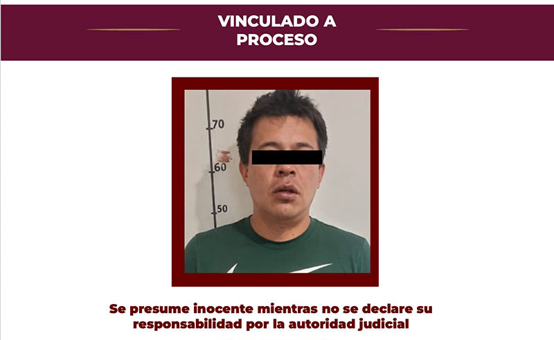 Vinculado a proceso responsable de feminicidio ocurrido en Actopan
