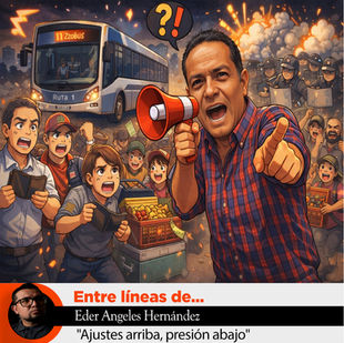 "Ajustes arriba, presión abajo"