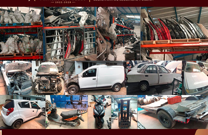 SSPH recupera más de 60 mil autopartes robadas en Actopan