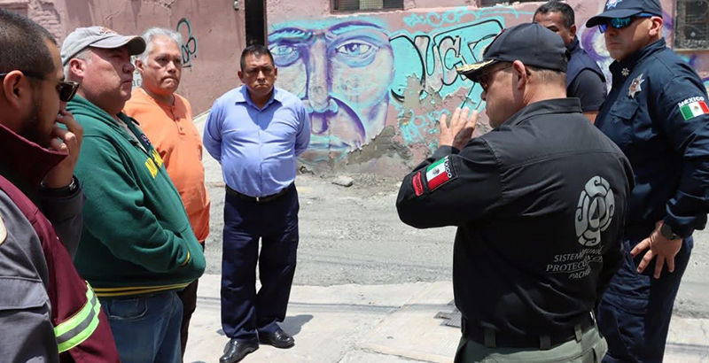 Autoridades municipales de Pachuca mantienen presencia en Barrios Altos