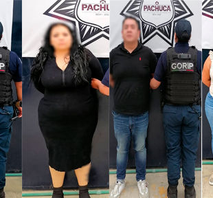 Detienen a cuatro presuntos ladrones; pretendían escapar rumbo a CDMX