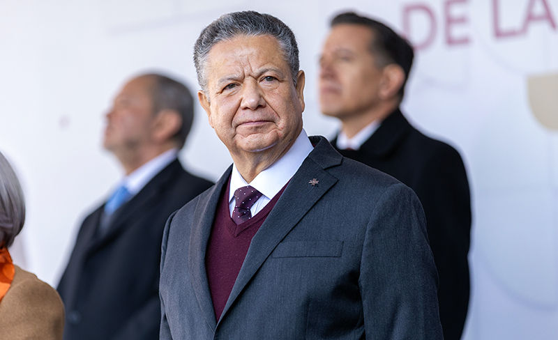 Hidalgo se vive: Julio Menchaca conmemora el 157 aniversario de la erección de Hidalgo.