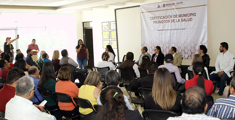 Avanza la certificación de municipios como Promotores de la Salud.