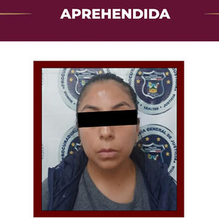 PGJEH aprehende en Pachuca a mujer requerida por la FGJCDMX por robo agravado