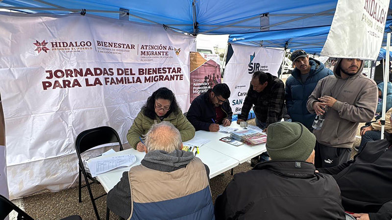 Caravana Migrante, para un retorno seguropara hidalguenses.