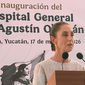 Inauguran el Hospital General del IMSS Bienestar Dr. Agustín O’Horán en Yucatán 