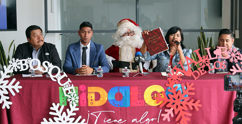 La Navidad llega a Hidalgo con el “Bosque Iluminado”.