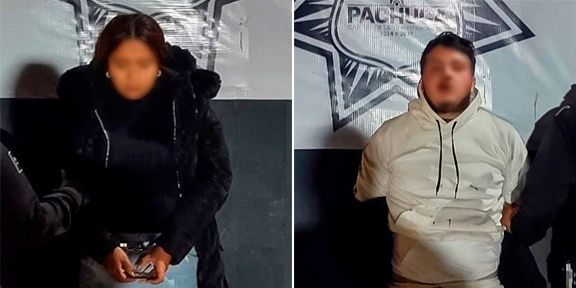 Elementos de la SSPTyV de Pachuca detienen a motociclista con droga.