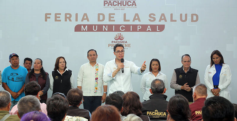 Feria de la Salud Municipal refuerza la prevención en colonias de Pachuca.