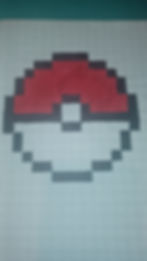 Pokeball Pixel Art