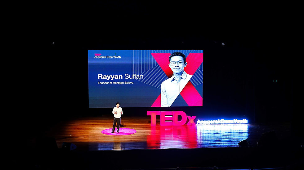 Rayyan Sufian, one of the youth speakers during the YOU2025 event