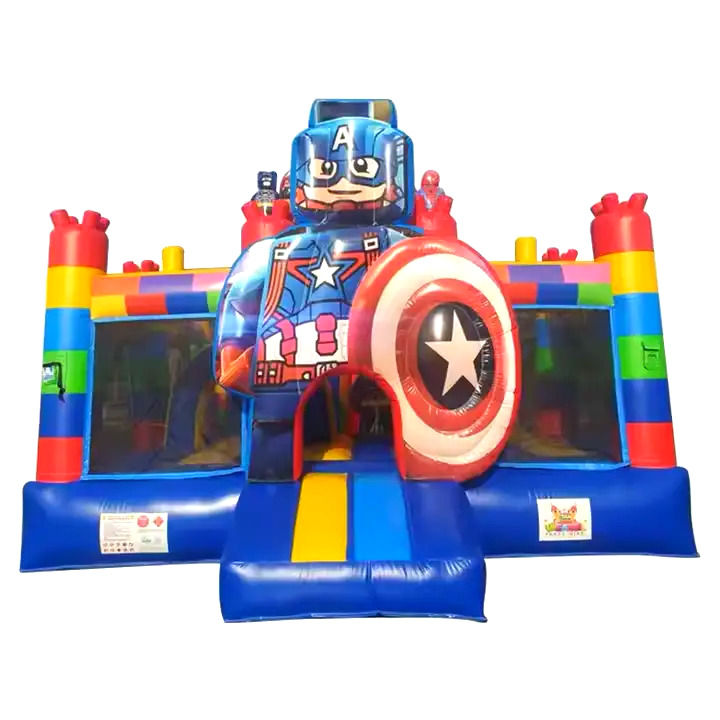 superhelden hüpfburg mieten