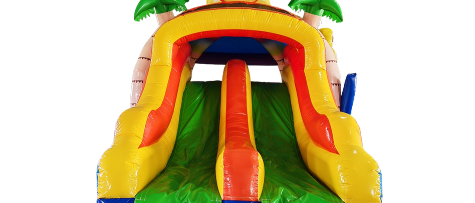 Holiday Island Profi Hüpfburg mieten leihen bei Hopp Hopp Hüpfburg Bielefeld