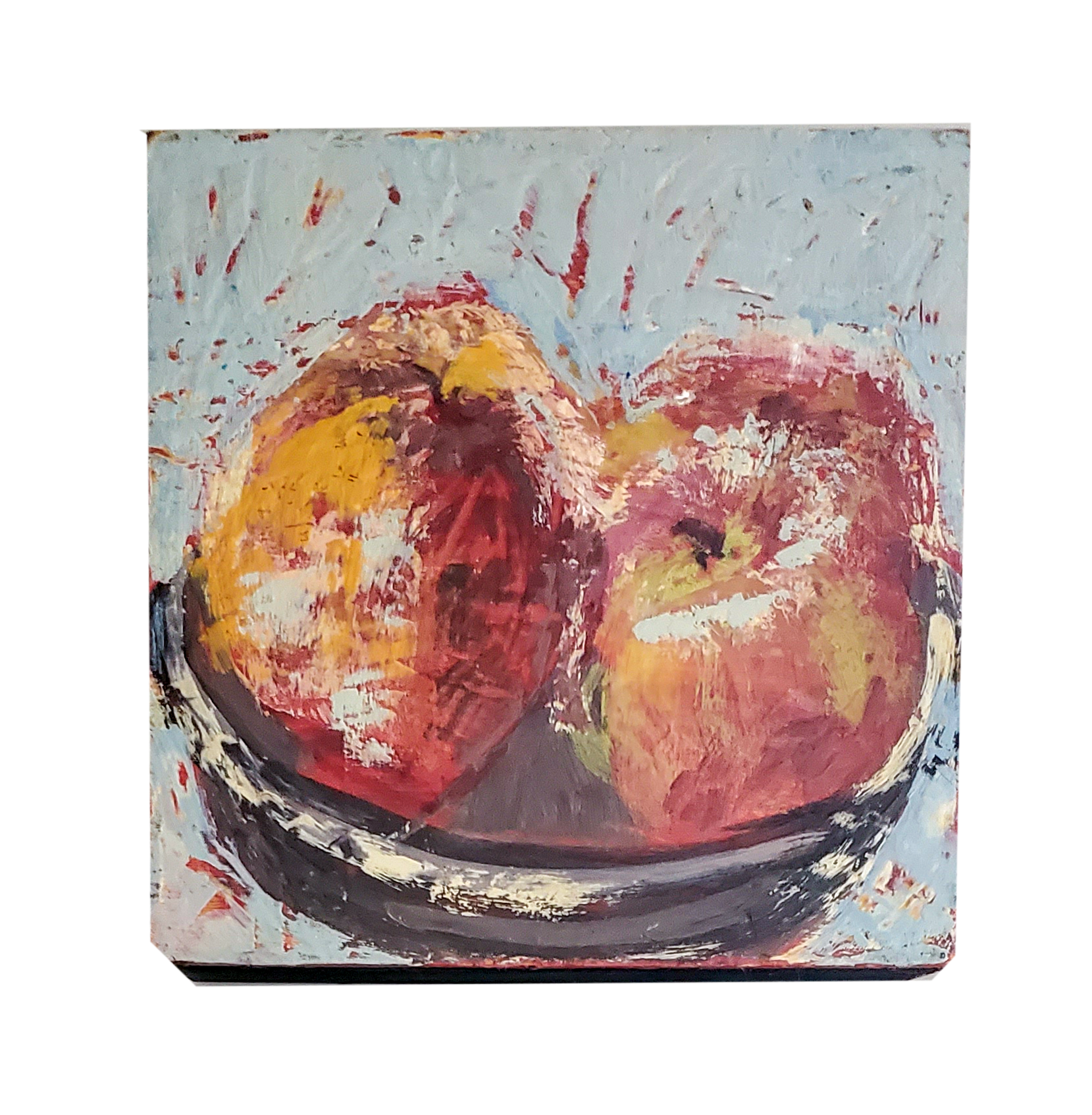 encaustic apples