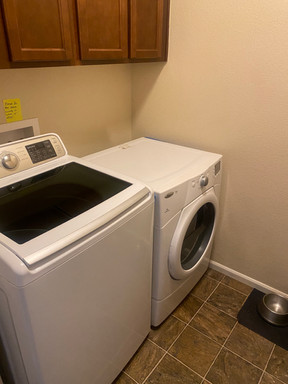 Main floor shared laundry