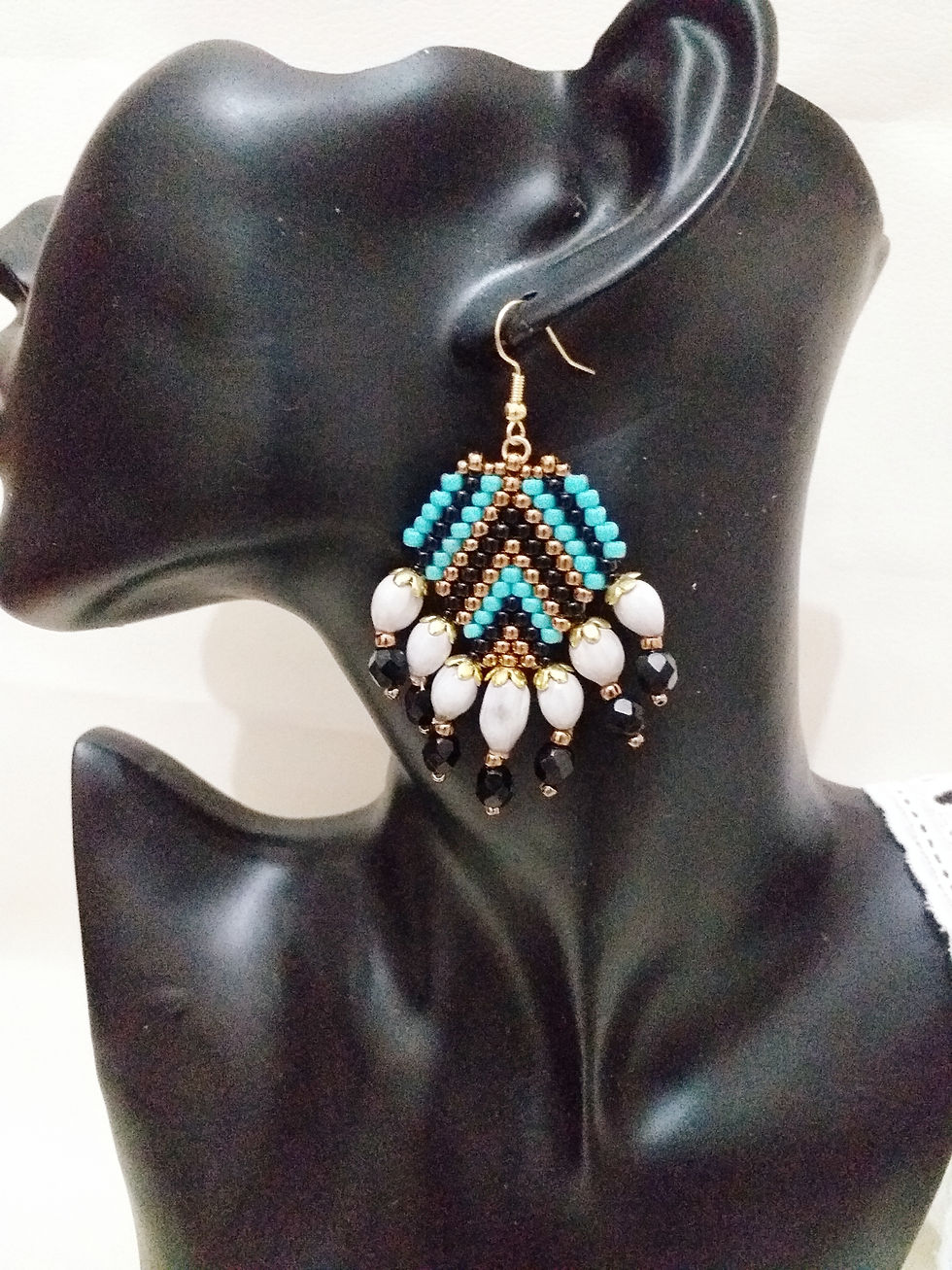 Miniatura: Bo salomé turquoise noire