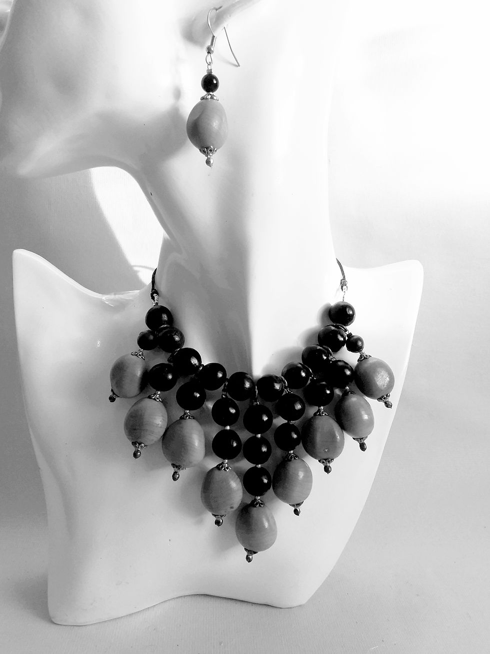 Miniatura: Parure Morgane canique gris