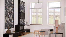 Simulation de la transformation du rez-de-chaussée d'une maison de type 1930