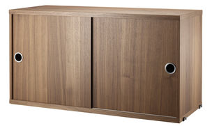 Elément String en finition noyer