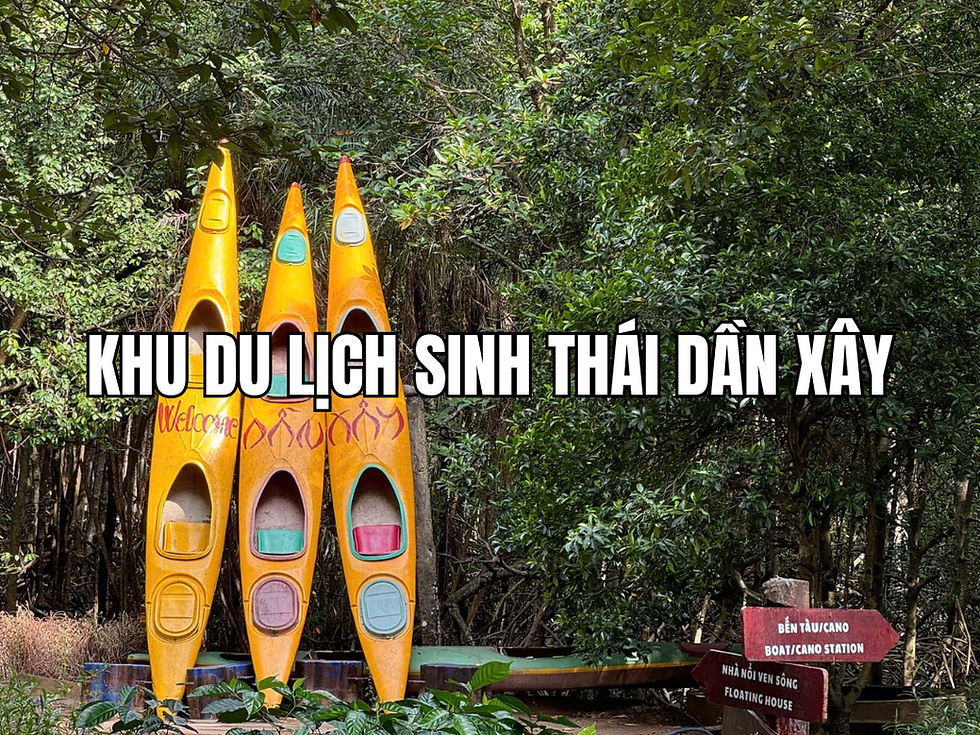 Khu du lịch sinh thái Dần Xây: Kinh nghiệm khám phá thiên nhiên Cần Giờ từ A-Z