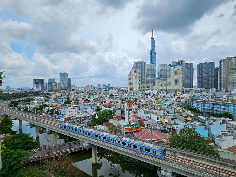 Tuyến đường sắt Bến Thành - Cần Giờ được định hướng kết nối trung tâm TP.HCM với khu vực đô thị biển Cần Giờ. 