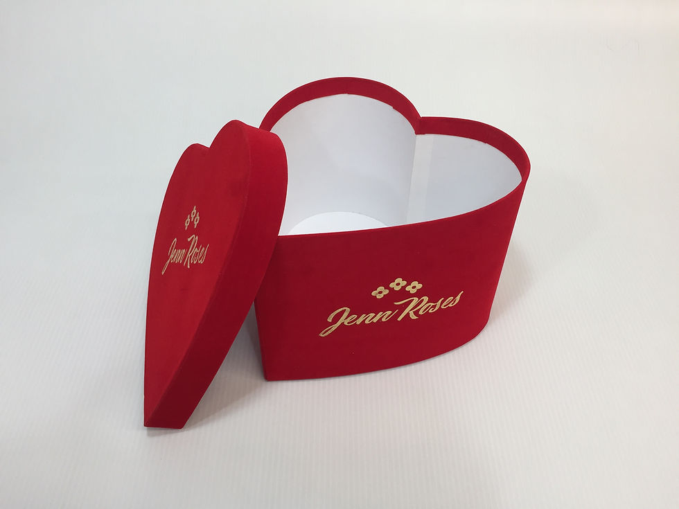 CAJA CORAZÓN PARA FLORES