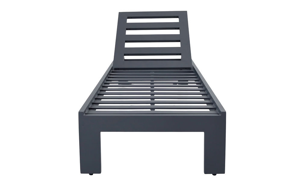 Thumbnail: Cabo Chaise Lounge Grey Frame