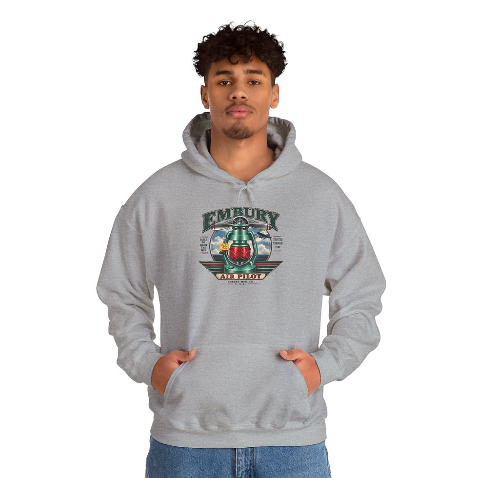 Thumbnail: Pilot Vintage Hoodie – Embury Air Pilot Graphic Pullover