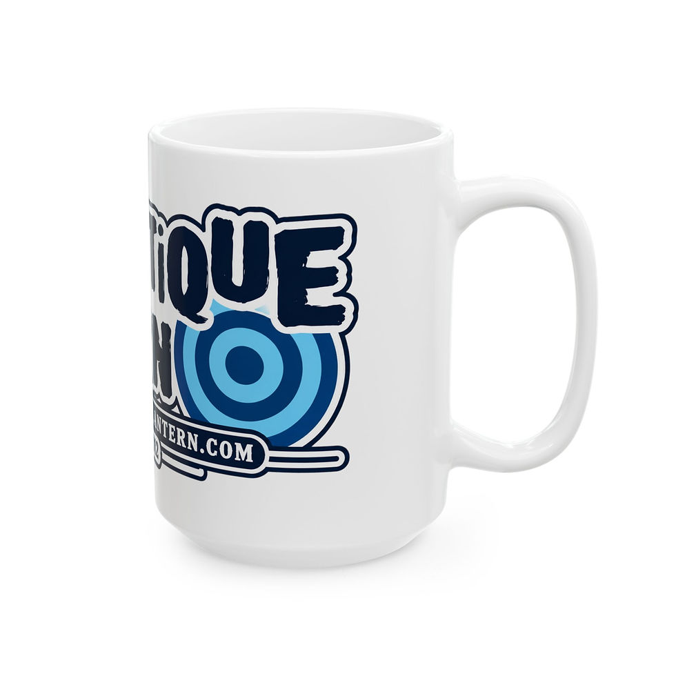 Thumbnail: Ceramic Mug — "The Antique Lantern" Logo Coffee Tea Cup (11oz & 15oz)