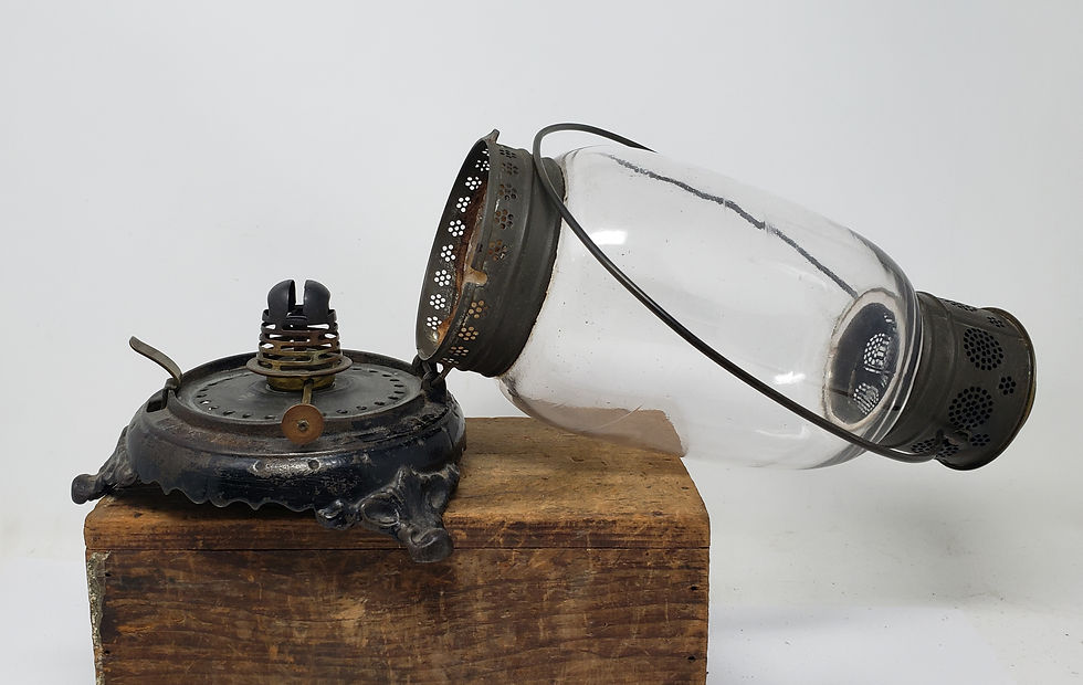 Thumbnail: G.F.J. Colburn cast iron footed Fixed globe 
