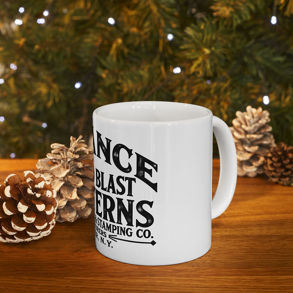 Thumbnail: Defiance Cold Blast Lanterns Vintage Logo Ceramic Mug –  Rochester NY Coffee Cup