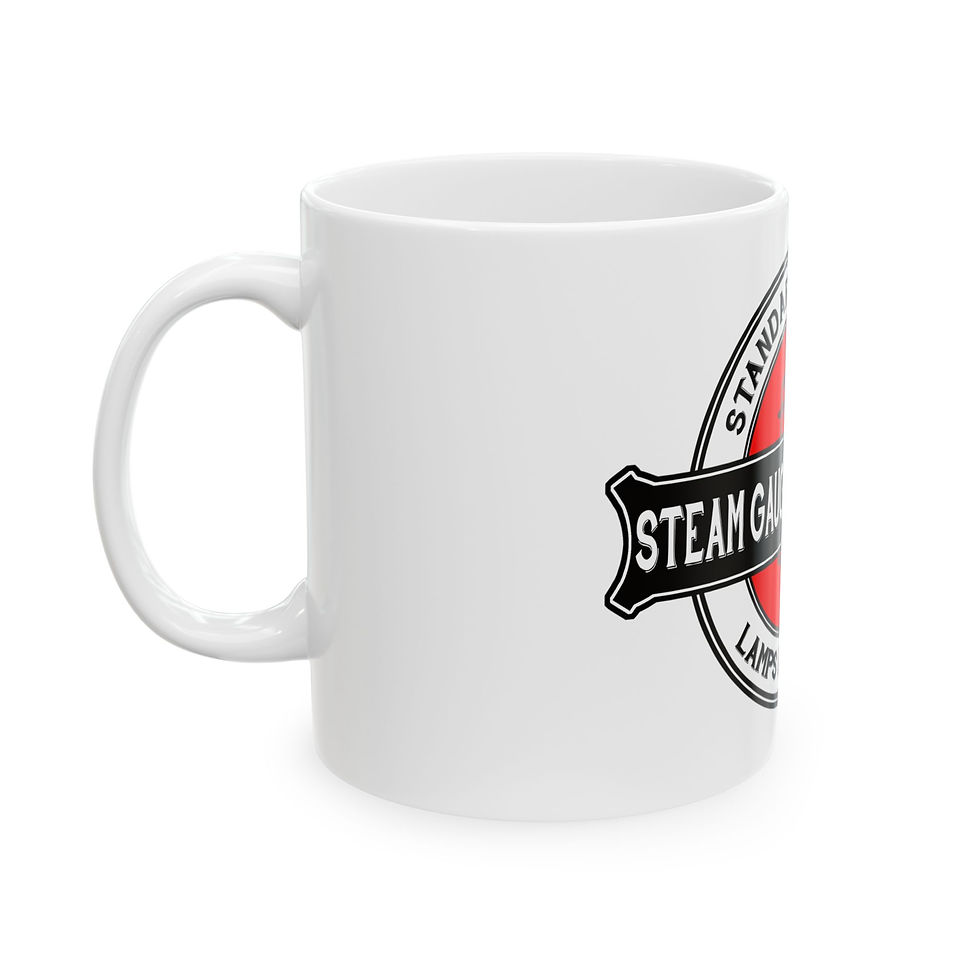 Thumbnail: Steam Gauge & Lantern Co. Ceramic Mug —  Lantern Logo Coffee Cup (11oz/15oz)