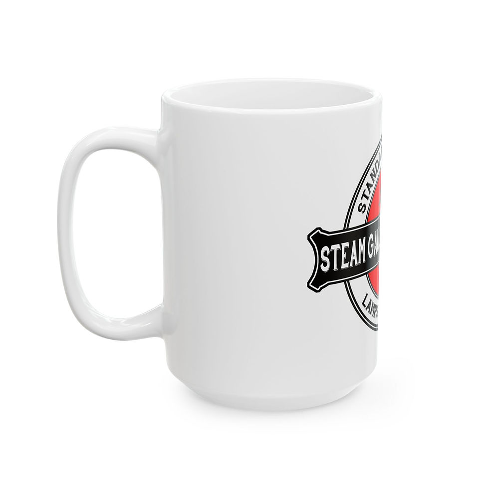 Thumbnail: Steam Gauge & Lantern Co. Ceramic Mug —  Lantern Logo Coffee Cup (11oz/15oz)