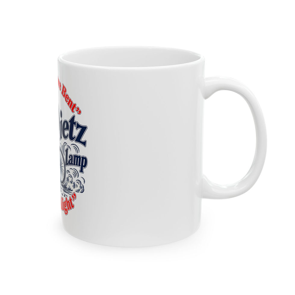 Thumbnail: Dietz Lamp Bicycle –  ‘On Pleasure Bent, It Stays Alight’ Coffee Cup (11oz/15oz)