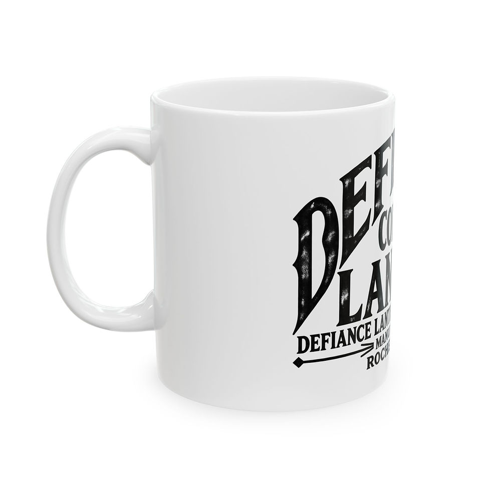 Thumbnail: Defiance Cold Blast Lanterns Vintage Logo Ceramic Mug –  Rochester NY Coffee Cup