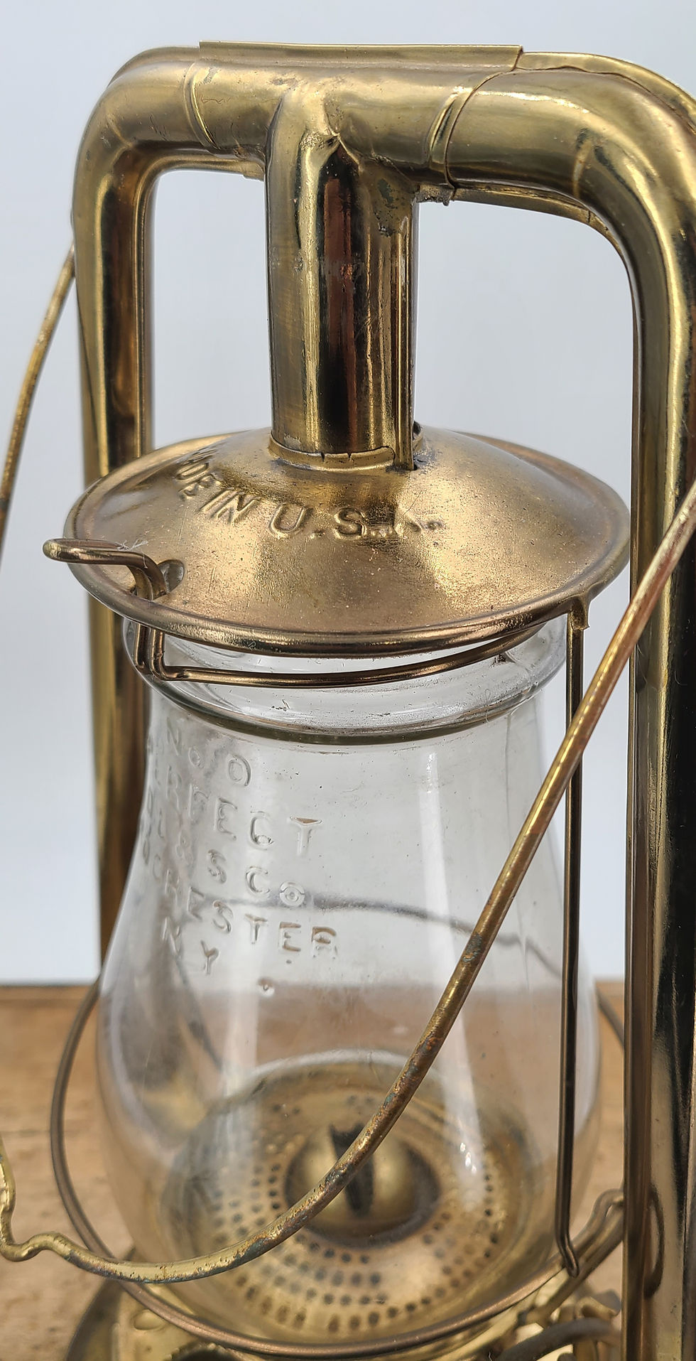 Thumbnail: Defiance Lantern & Stamping  Co. No.0 Perfect  (BRASS)