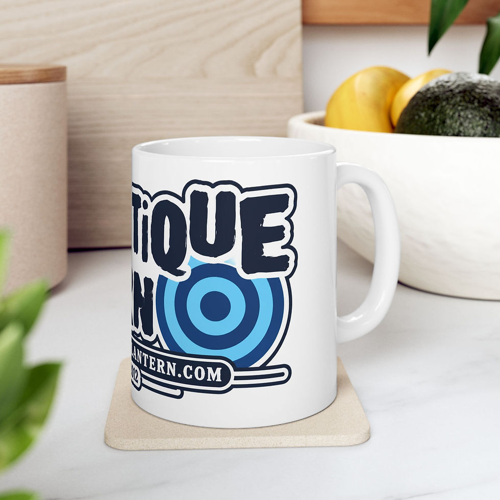 Thumbnail: Ceramic Mug — "The Antique Lantern" Logo Coffee Tea Cup (11oz & 15oz)