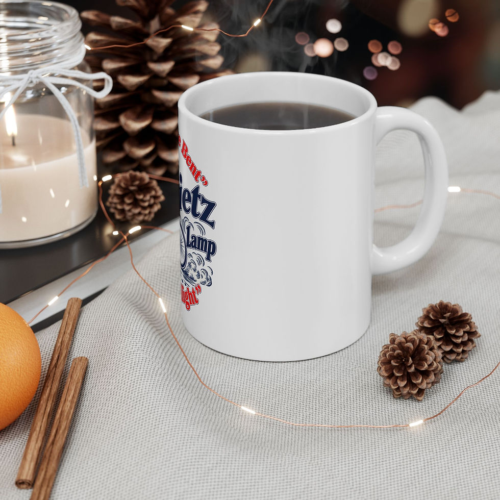 Thumbnail: Dietz Lamp Bicycle –  ‘On Pleasure Bent, It Stays Alight’ Coffee Cup (11oz/15oz)