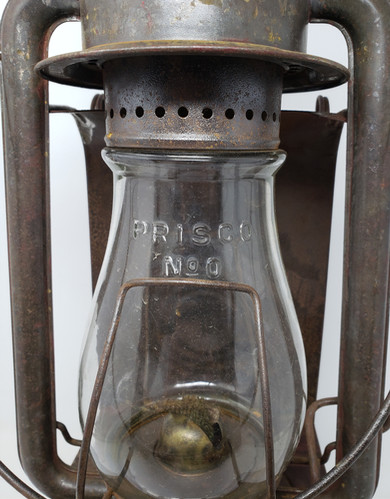 Pritchard Strong ( Prisco) No.2 dash lamp | theantiquelantern