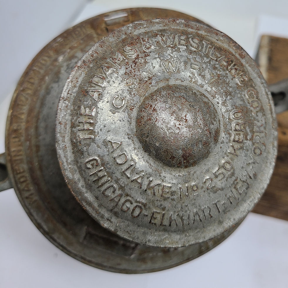 Thumbnail: C.&N.W. Ry Chicago North Western Railway Adlake No.250 ( etched globe)